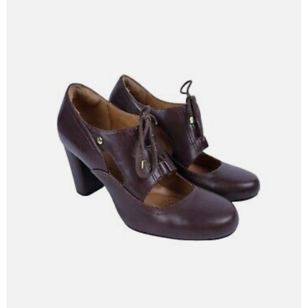 Clarks lace up heels